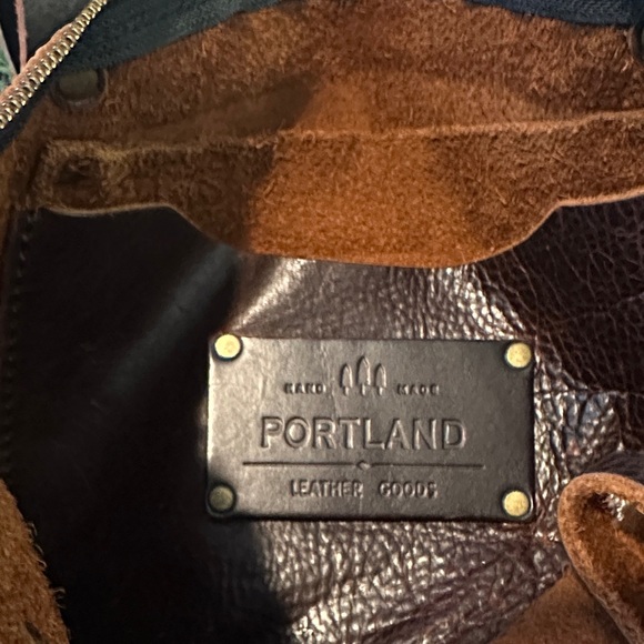 Portland Leather Brown “Coldbrew” Tote Bag - Picture 4 of 6